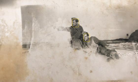 Scena z filmu Who was Here?